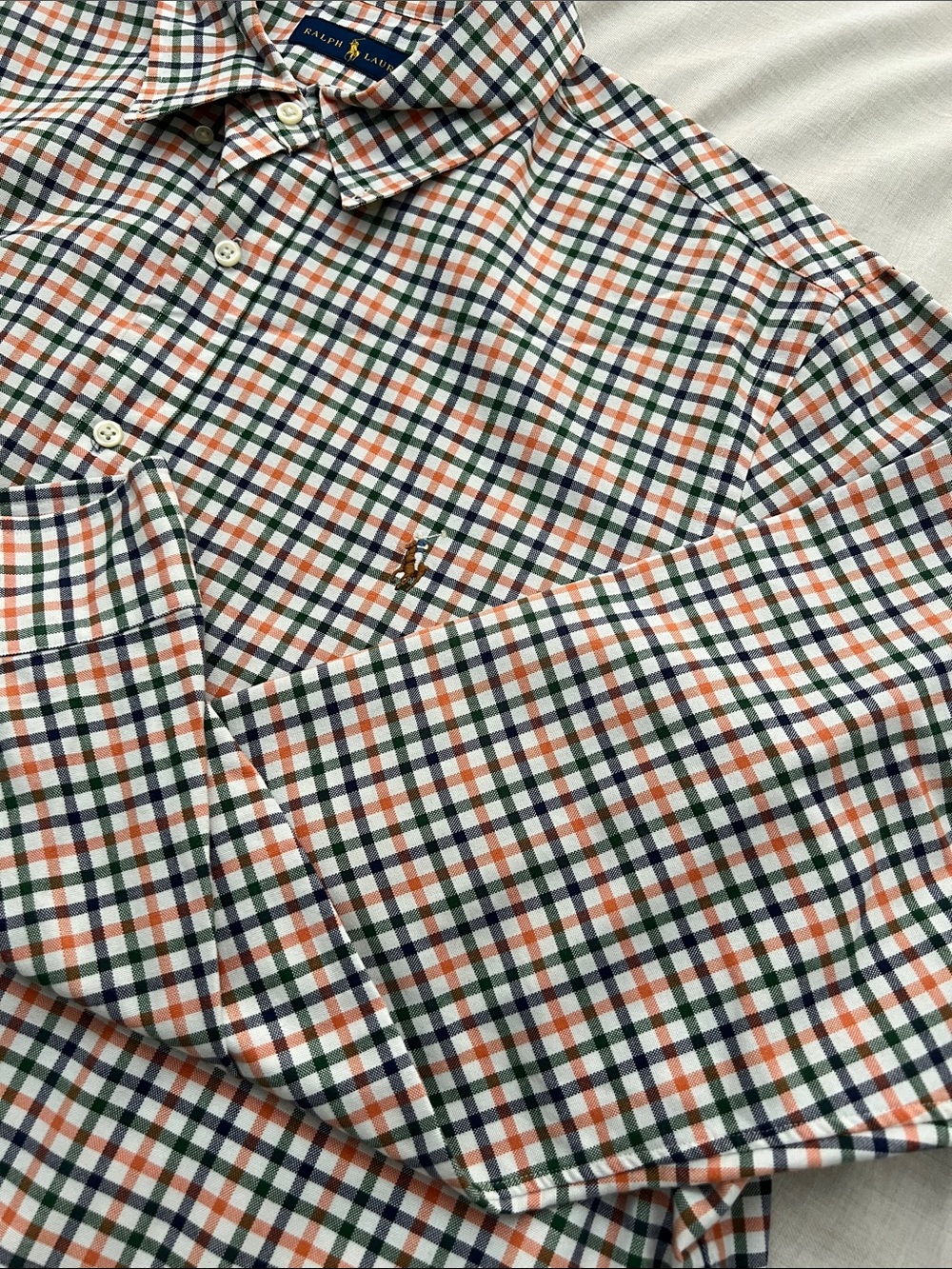 Ralph Lauren Plaid Button Down Shirt -XXL
